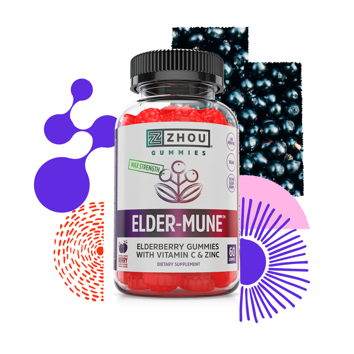 Zhou Nutrition Elderberry Immunity Gummies