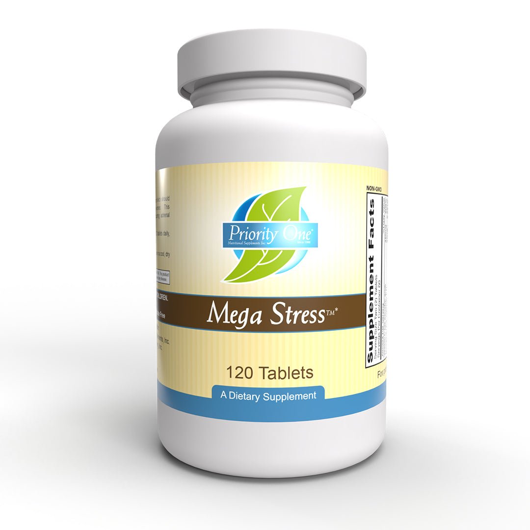 Priority One Mega Stress 60 Tablets - The Oasis of Health