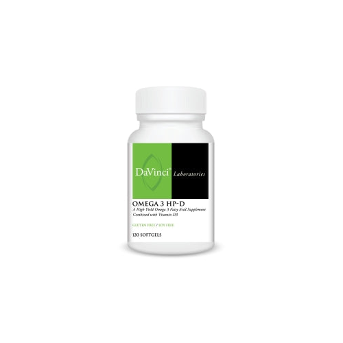 DAVINCI Labs Omega 3 HP-D - Gluten-Free - 60 Softgels