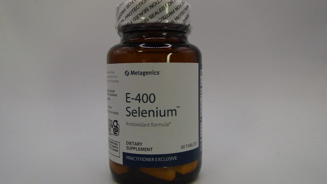 Metagenics E-400 Selenium, Antioxidant Supplement with Vitamin E to Help Support Cellular Health - 60 Tablets, 2 Month Supply