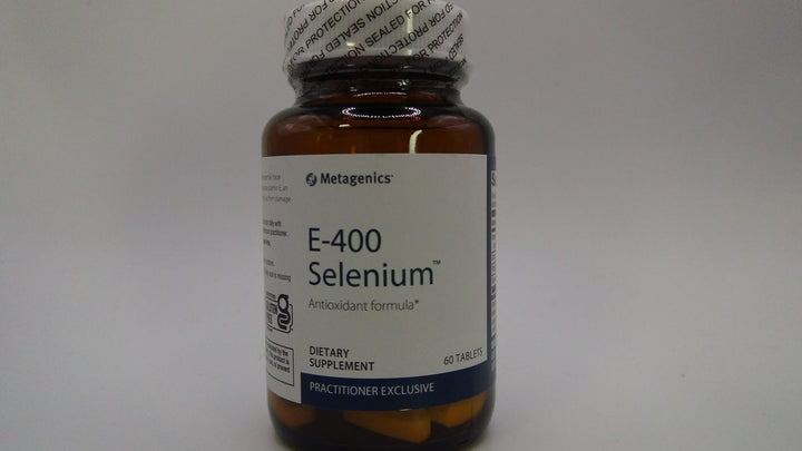 Metagenics E-400 Selenium, Antioxidant Supplement with Vitamin E to Help Support Cellular Health - 60 Tablets, 2 Month Supply