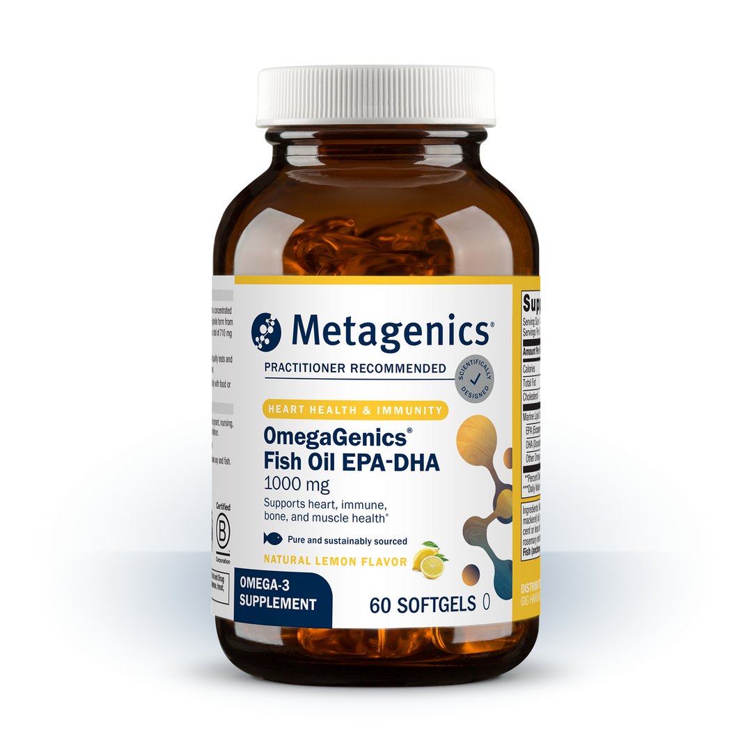 Metagenics OmegaGenics EPA-DHA 1000 Dietary Supplement, 60 Count