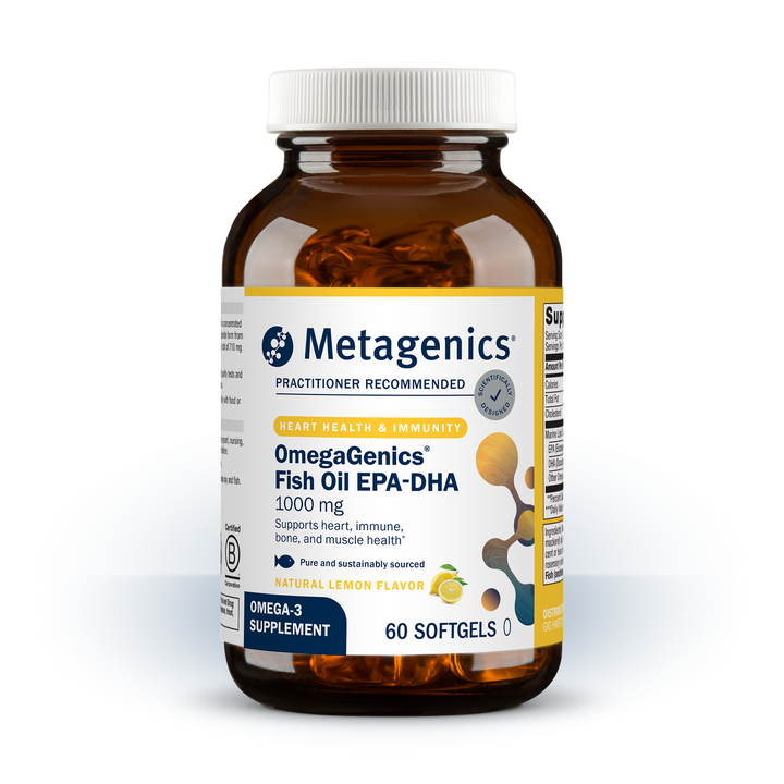Metagenics OmegaGenics EPA-DHA 1000 Dietary Supplement, 60 Count