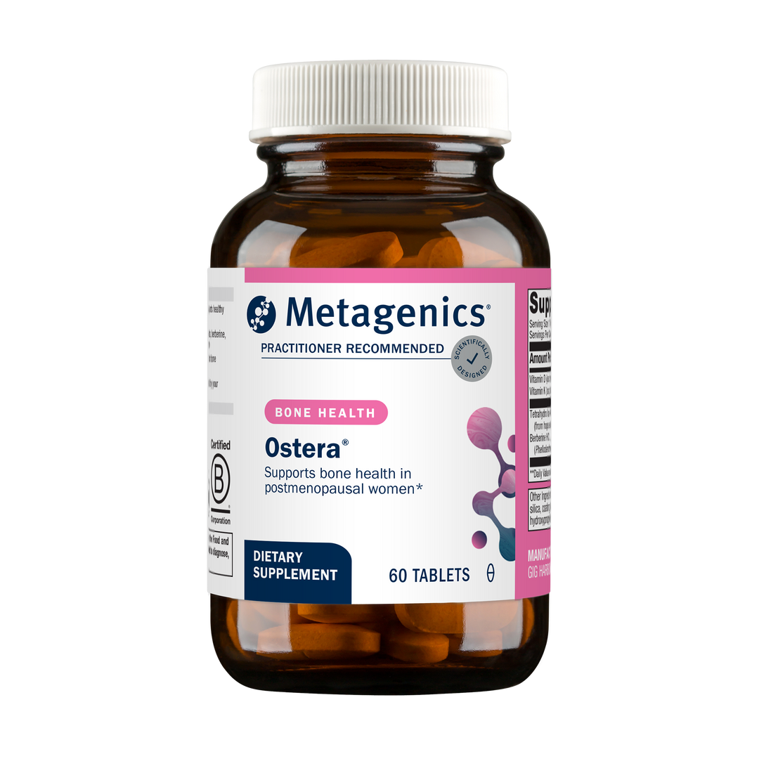 Metagenics Ostera Supplement with Vitamin D, K and Berberine to Promote Healthy Bone Remodeling in Postmenopausal Women - 60 Tablets