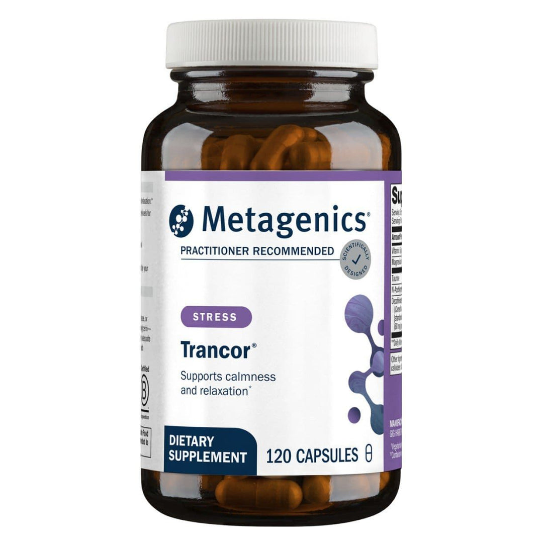 Metagenics Trancor, Glutamate & GABA Balance Supplement with NAC and Taurine to Help Promote Calmness - 120 Capsules, 60 Servings
