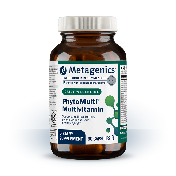 Metagenics PhytoMulti - Daily Multivitamin Supplement with Phytonutrients, Vitamins and Minerals for Multidimensional Health Support - 60 Tablets, 20 Day Supply