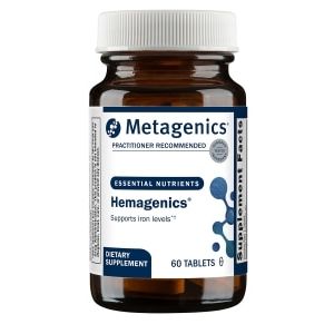 Metagenics Hemagenics Iron Supplement - 60 Count - Supports Healthy Red Blood Cell Function