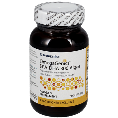 Metagenics OmegaGenics Algae EPA-DHA 300 Dietary Supplement, 60 Count