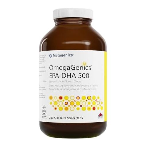 Metagenics OmegaGenics EPA-DHA 500 Lemon 120 Softgels - TwinPak
