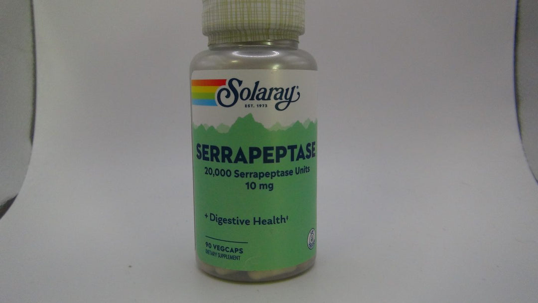 SOLARAY Nattokinase and Serrapeptase Supplement 30 Count