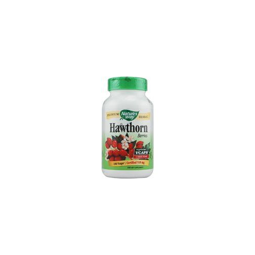 Nature's Way Hawthorn Berries -- 510 mg - 180 Vegetarian Capsules