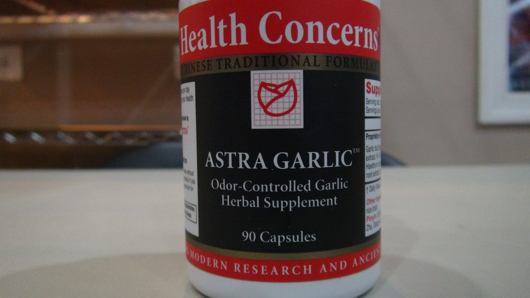 Health Concerns - Astra Garlic - Odorless Garlic Chinese Herbal Supplement - Cardiovascular System Support - with Odorless Garlic Bulb - 90 Count