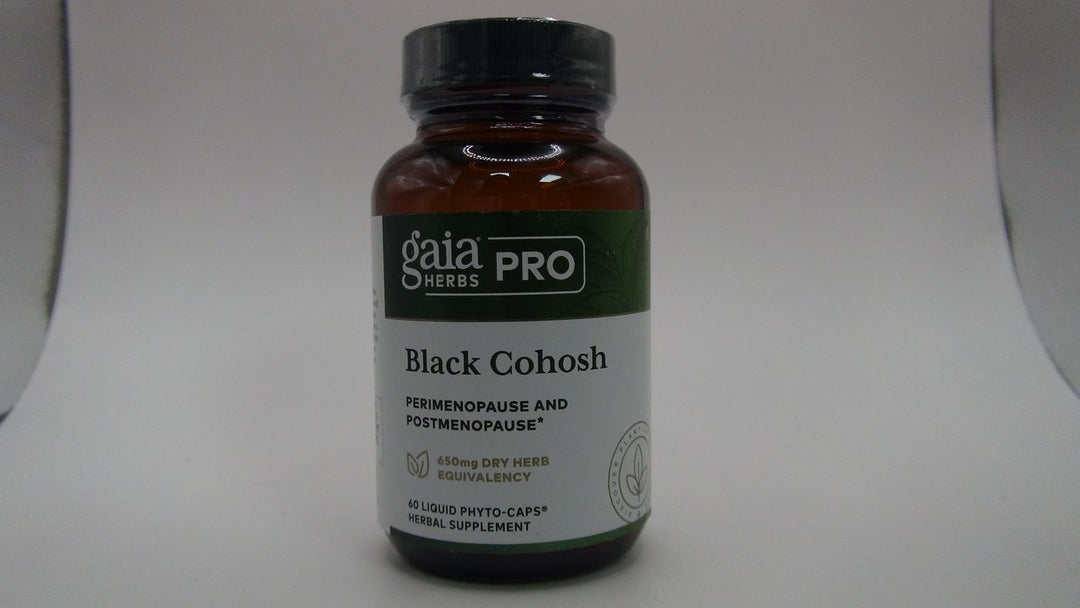 Gaia Herbs Black Cohosh - Menopause Support Supplement to Help Maintain Hormone Balance and Health for Women - with Organic Black Cohosh - 60 Vegan Liquid Phyto-Capsules (30-Day Supply)