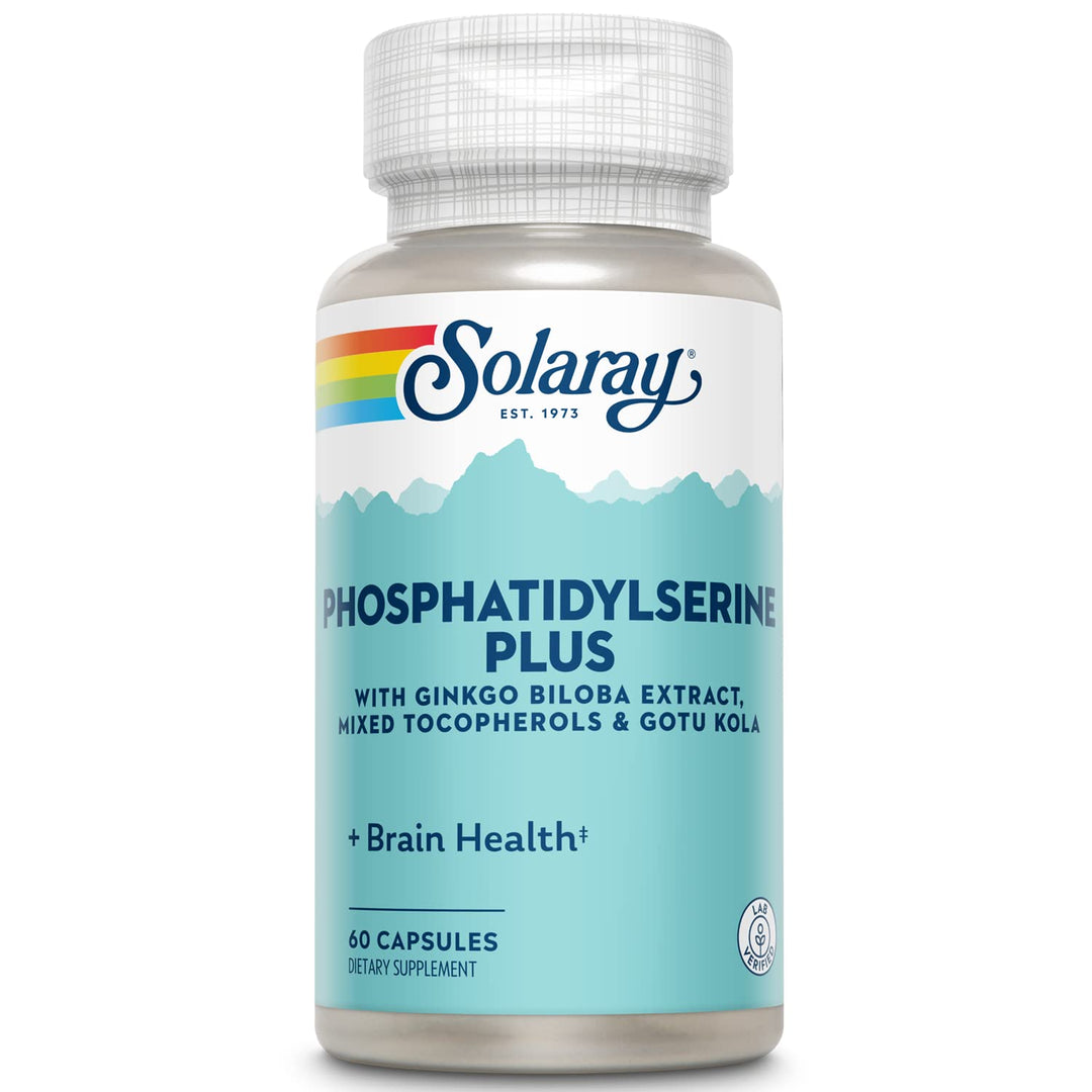 SOLARAY Phosphatidylserine Plus Supplement, 100 mg | 60 Count