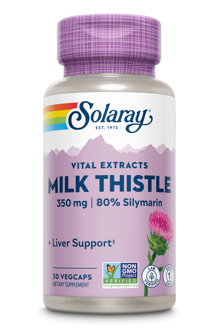 Solaray Milk Thistle One Daily Supplement, 350 mg, 60 Count