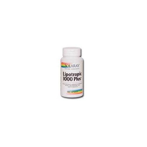 Solaray Lipotropic 1000 Plus -- 100 Capsules