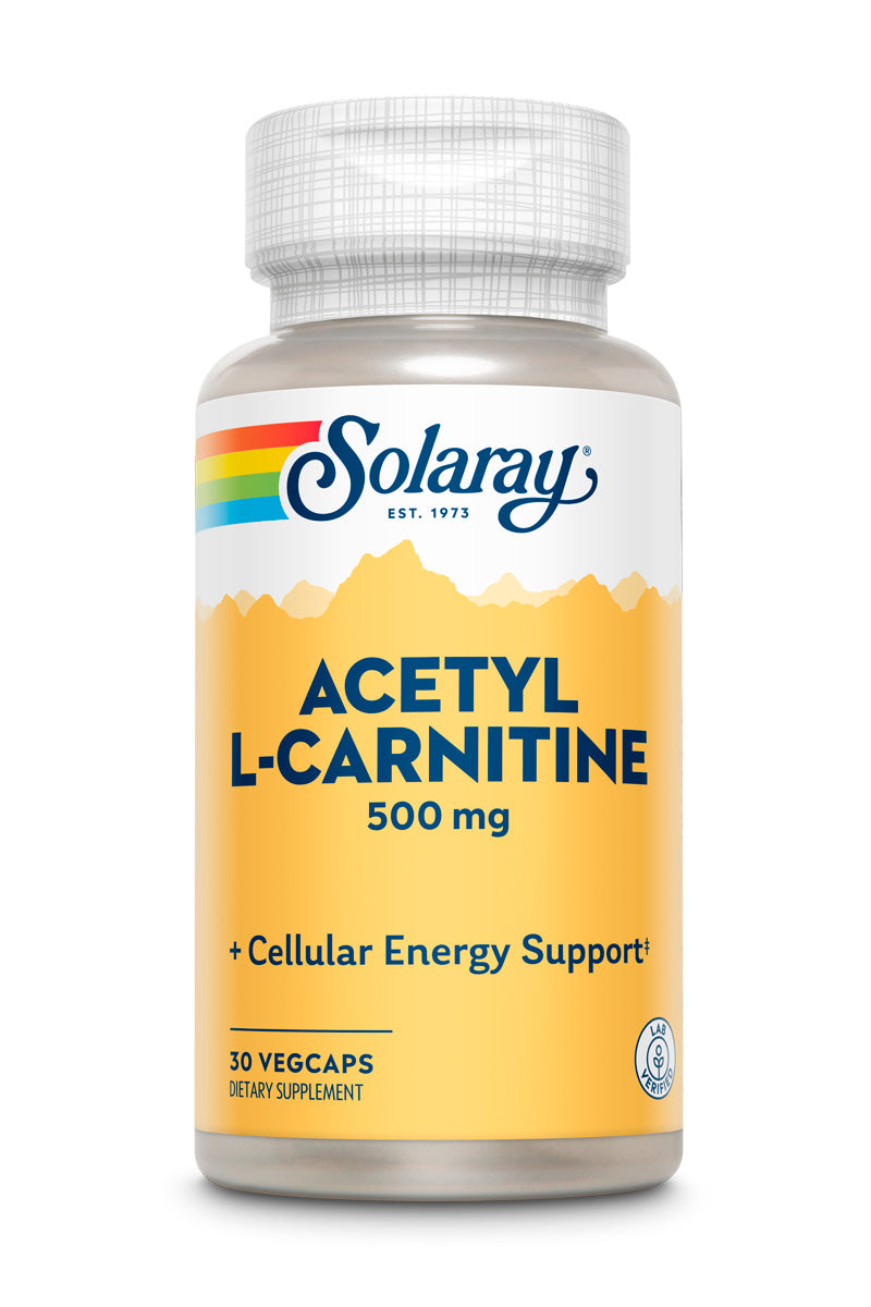 Solaray Acetyl L-Carnitine and Ala Supplement, 60 Count