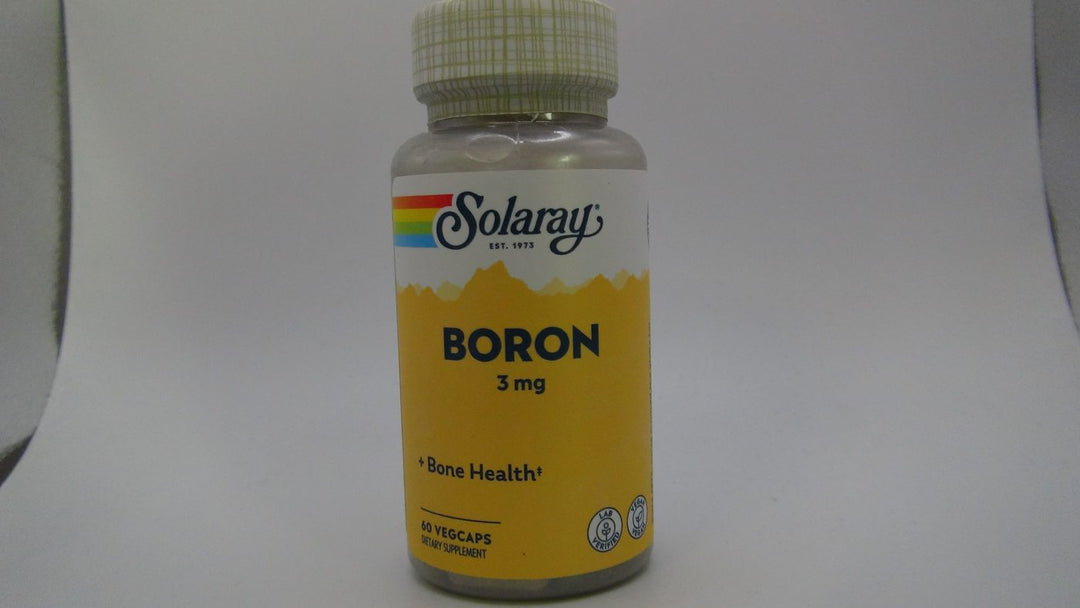 Solaray Biocitrate Boron Supplement, 3mg, 60 Count