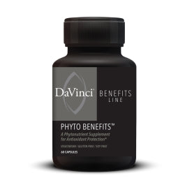 DAVINCI Labs Phyto Benefits - Dietary Supplement to Support Detox, Metabolic Health and Immune System Function* - with Broccoli Sprouts, Quercetin and More - Gluten-Free - 60 Vegetarian Capsules