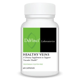 DaVinci Labs Healthy Veins - Vascular Health Support Supplement with Vitamin C and Diosmin - 60 Veg Caps