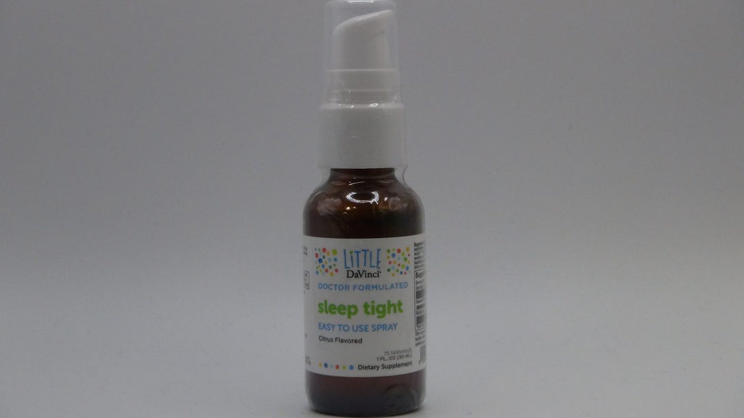 DaVinci Labs Sleep Tight - Kids Melatonin Supplement to Support Restful Sleep, Focus, Cognitive Health and Social and Verbal Skills* - with 3mg Melatonin - Citrus Flavor - 30ml, 75 Servings
