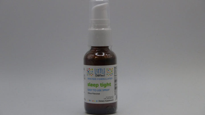 DaVinci Labs Sleep Tight - Kids Melatonin Supplement to Support Restful Sleep, Focus, Cognitive Health and Social and Verbal Skills* - with 3mg Melatonin - Citrus Flavor - 30ml, 75 Servings