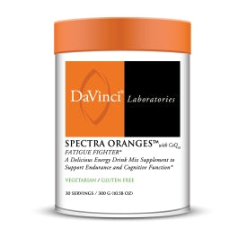 DaVinci Labs Spectra Orange - Energy Drink Supplement to Support Endurance, Metabolism and Cognitive Function - With Fiber, Protein, Vitamins, Minerals and More - Vegetarian - Gluten-Free -30 Servings