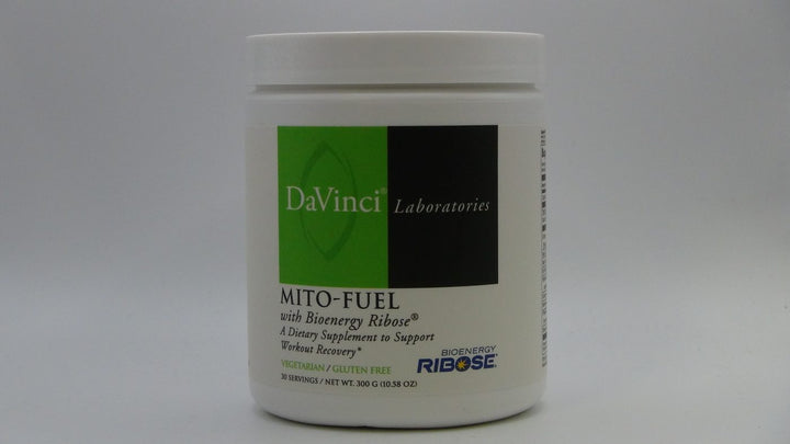 Davinci Labs Mito-Fuel - Drink Mix Supplement to Support Workout and Muscle Recovery, Heart Health and Blood Circulation* - with Calcium, Acetyl L-Carnitine, Malic Acid and More - 300 g, 30 Servings
