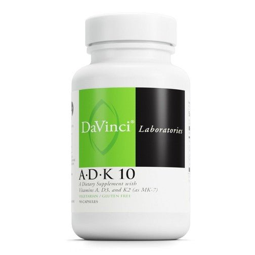 Davinci ADK 10 90 Cap Vitamin A D3 and K2 (MK-7) Vegetarian