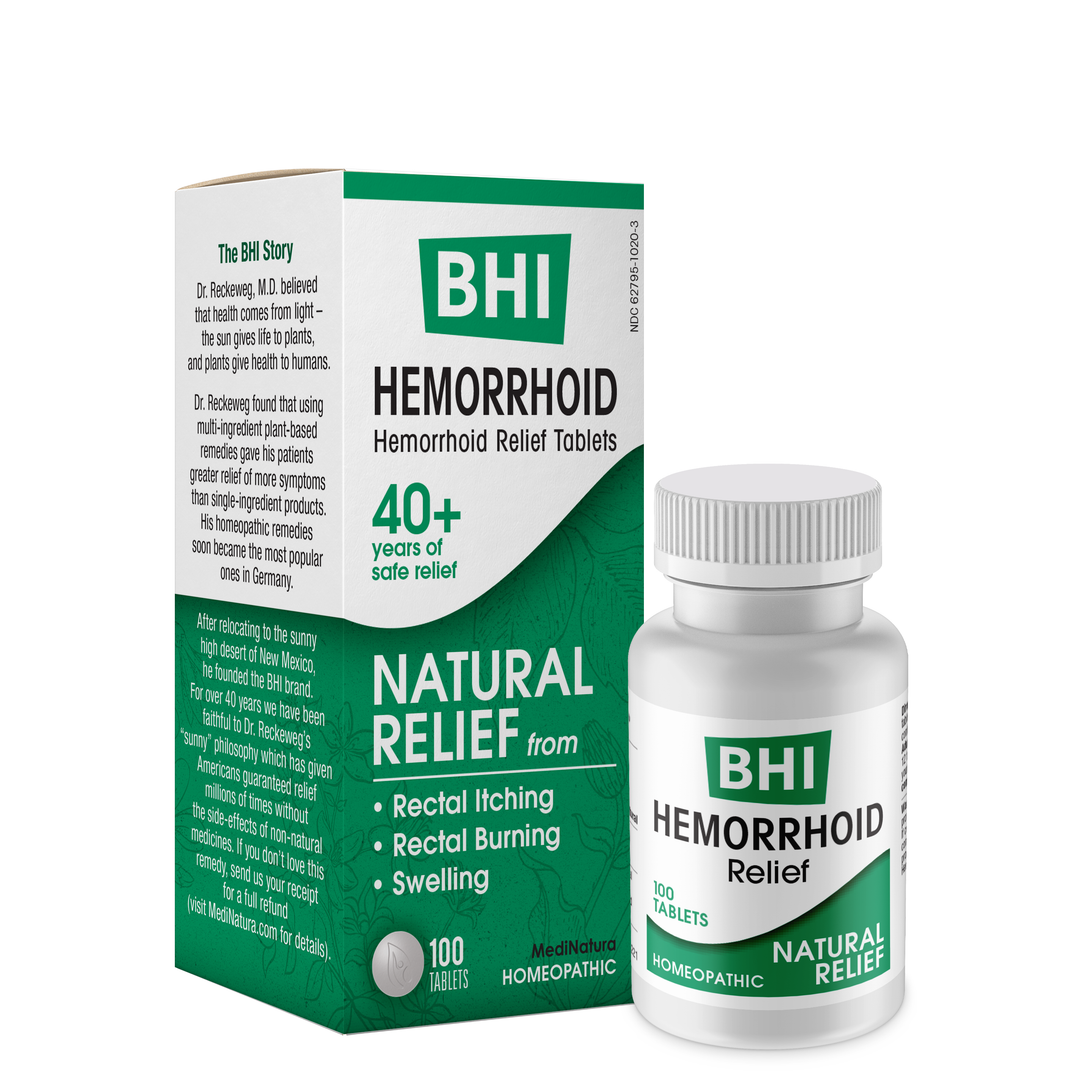 MediNatura BHI Hemorrhoid 100 Tablets