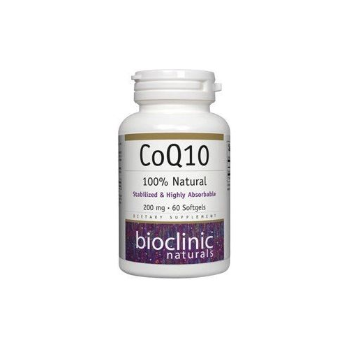 Bioclinic Naturals CoQ10 200mg 60 Softgels