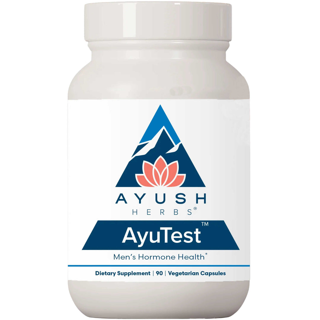 Ayush Herbs Ayu-Test Male Support 60 Vcaps - 2 Pack