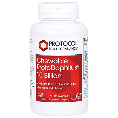 Protocol for Life Balance Chewable ProtoDophilus 10 Billion 60 Chewables - P2923