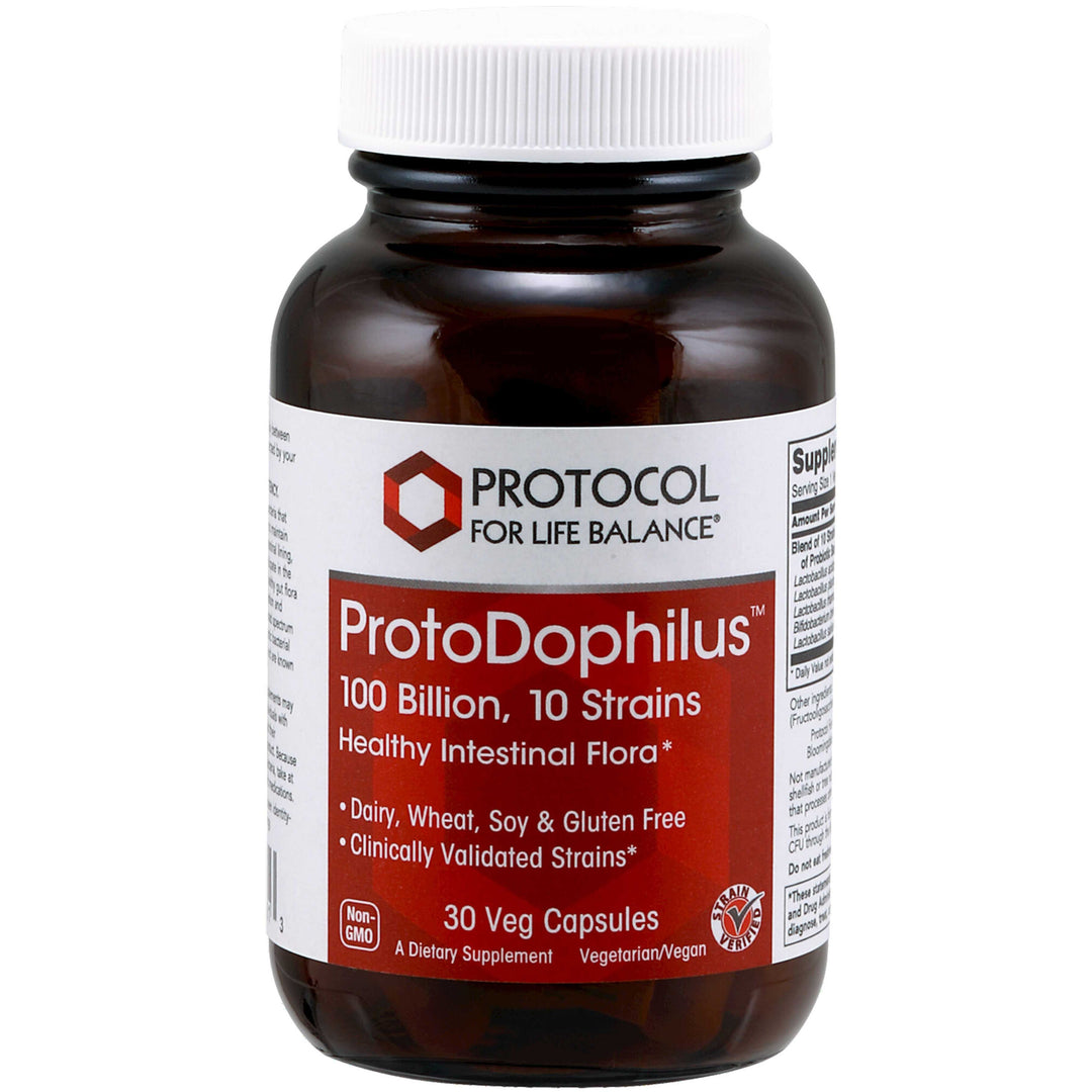 Protocol for Life Balance ProtoDophilus 100 Billion 10 Strains 30 Vcaps - P2931