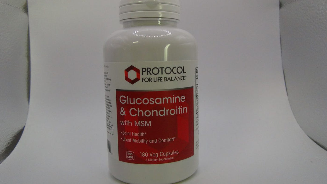 Protocol For Life Balance Glucosamine & Chondroitin with MSM 180 Capsules - P3172