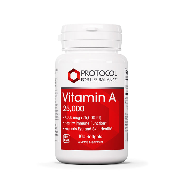 Protocol for Life Balance Vitamin A 25,000 IU 100 Softgels - P0340