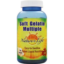 Nature's Life Soft Gelatin Multiple 120 Softgels