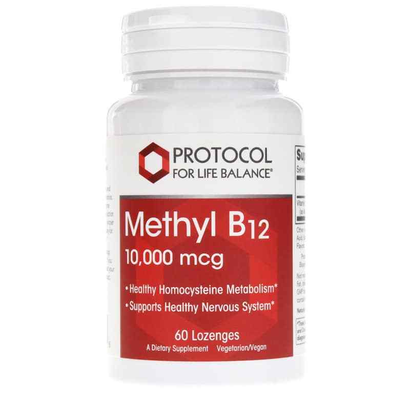 Protocol For Life Balance Methyl B12 10,000 mcg 60 Lozenges - P0497