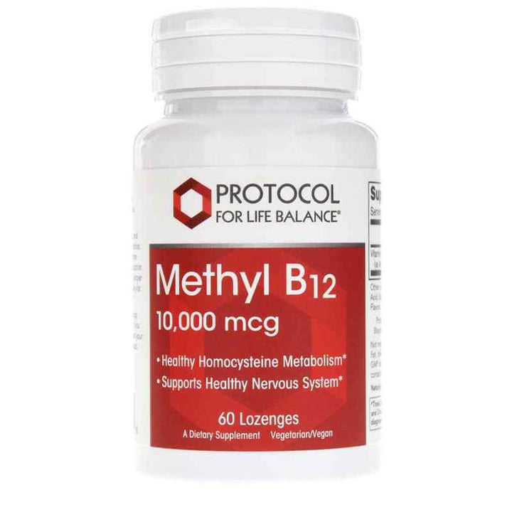Protocol For Life Balance Methyl B12 10,000 mcg 60 Lozenges - P0497