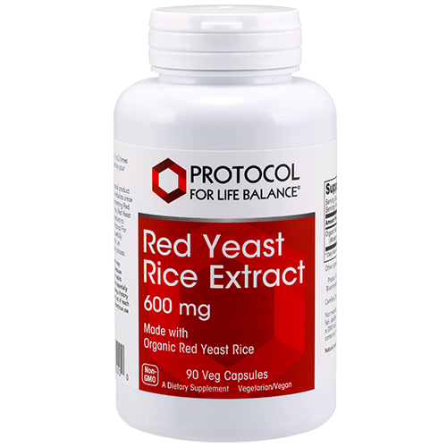 Protocol For Life Balance Red Yeast Rice Extract 600 Mg 90 Vcaps - P3500