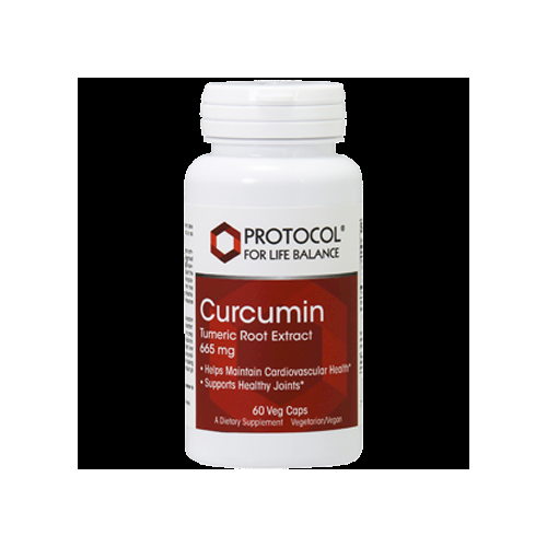 Protocol For Life Balance Curcumin Tumeric Root Extract 665 Mg 60 Vcaps - P4638