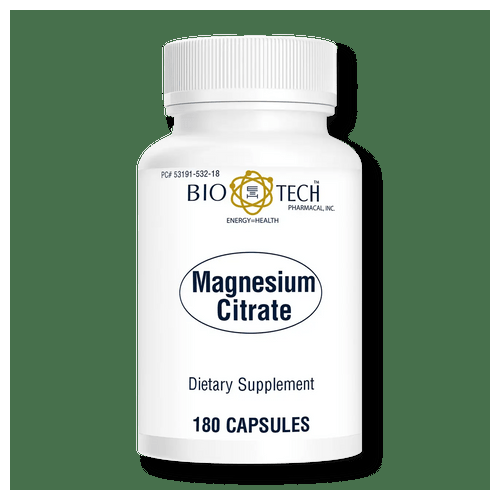 Biotech Magnesium Citrate 180 Capsules