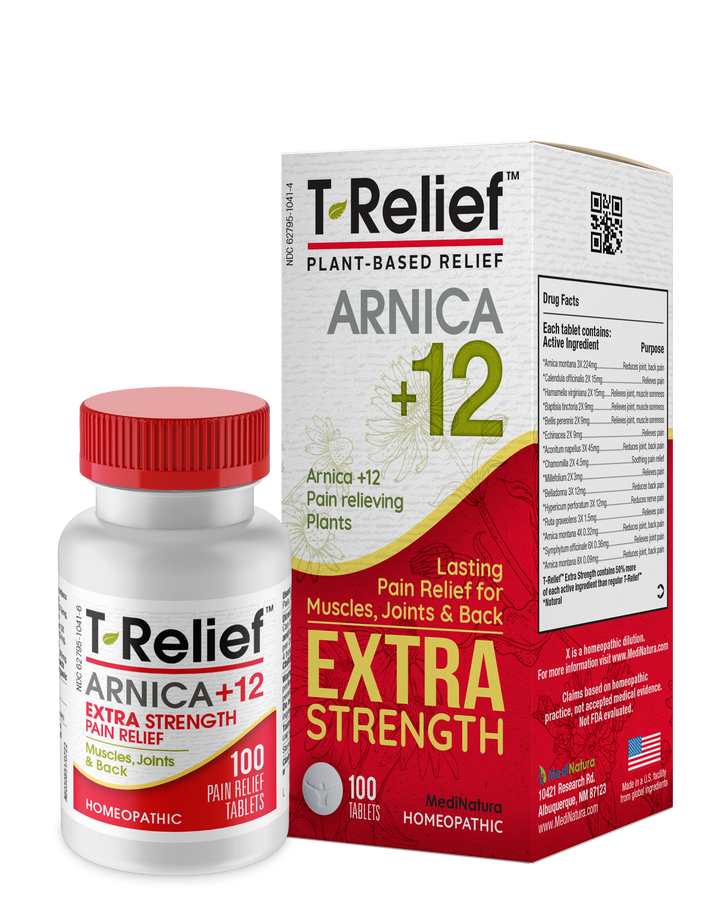 MediNatura T-Relief Arnica +12 Arthritis 100 Tablets - 3 Pack