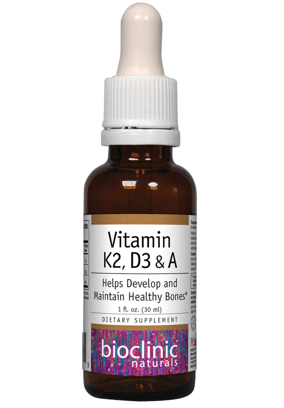 Bioclinic Naturals Vitamin K2, D3 & A 1oz