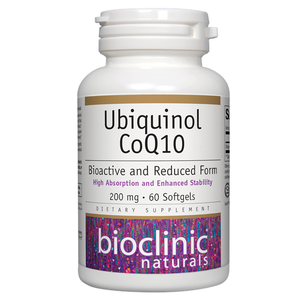Bioclinic Naturals Ubiquinol CoQ10 100mg 60 Softgels