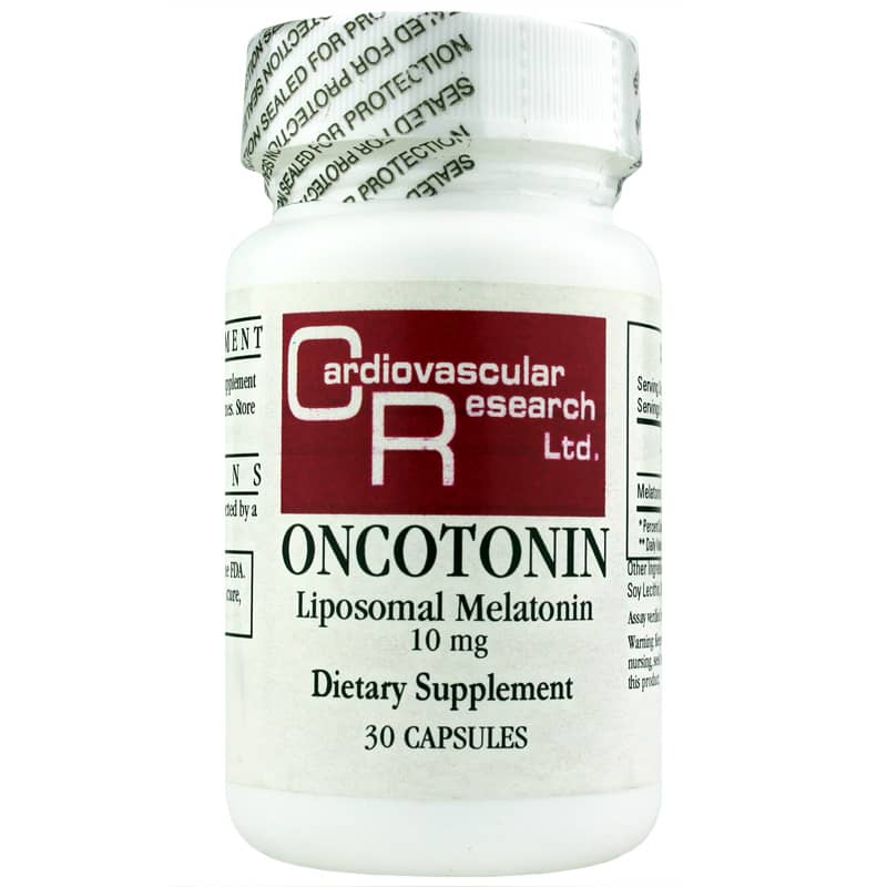 Cardiovascular Research Oncotonin 10mg Liposomal Melatonin 30 Capsules