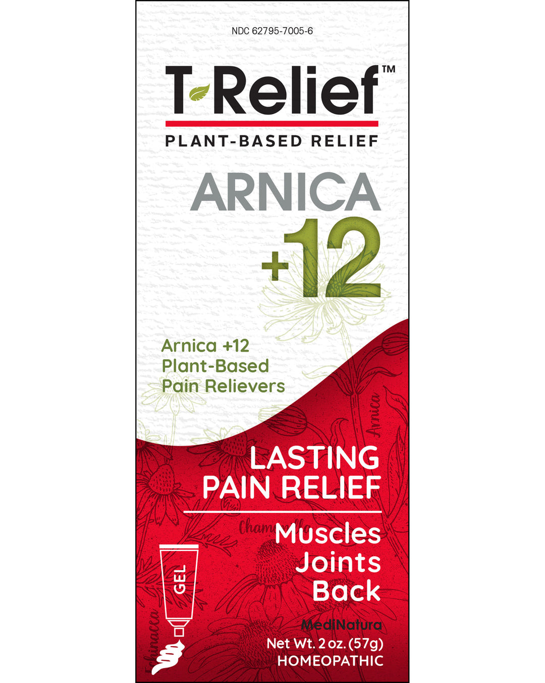 Medinatura T-Relief Pain Gel 2 oz - 3 pack