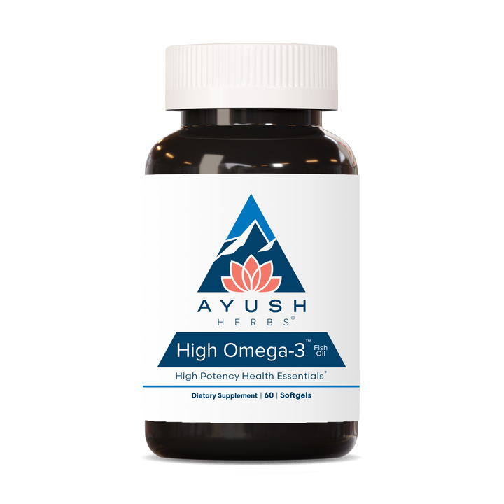 Ayush Herbs High Omega-3  60gels - 2 Pack