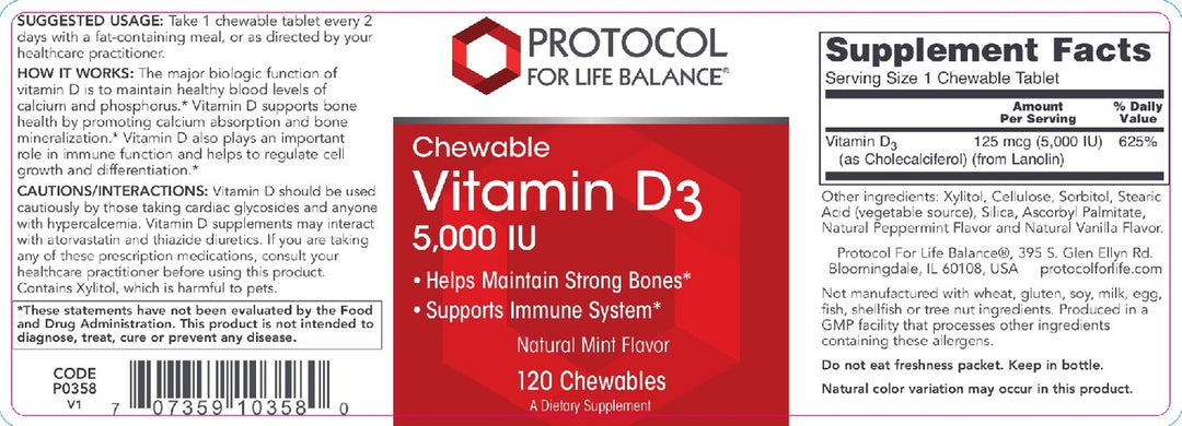 Protocol For Life Balance MK-7 Vitamin K2 300 mcg 60 Tablets - P0994