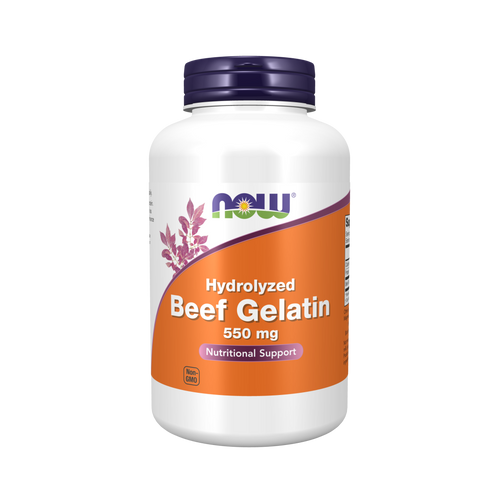 Now Foods Beef Gelatin 550mg 200 Capsules - 6505 - 2 Pack